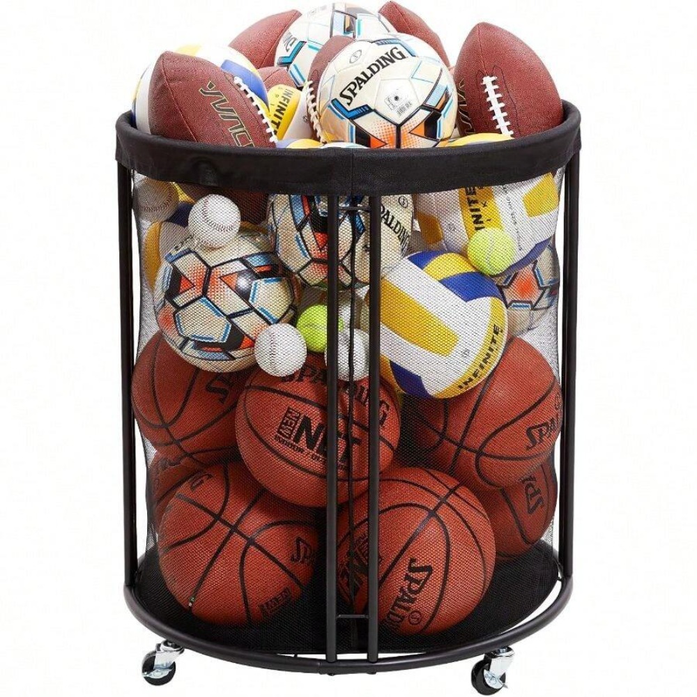 Heavy Duty Ball Storage Bin Ca - огляд і ціна Sports Equipment Basketball