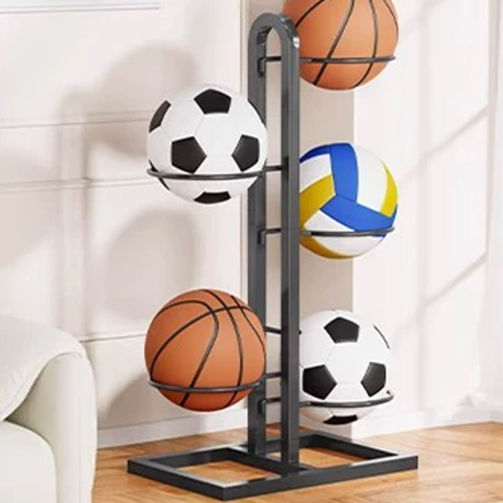 Foldable Basketball Rack Multi - огляд і ціна Sports Equipment Garage Storage