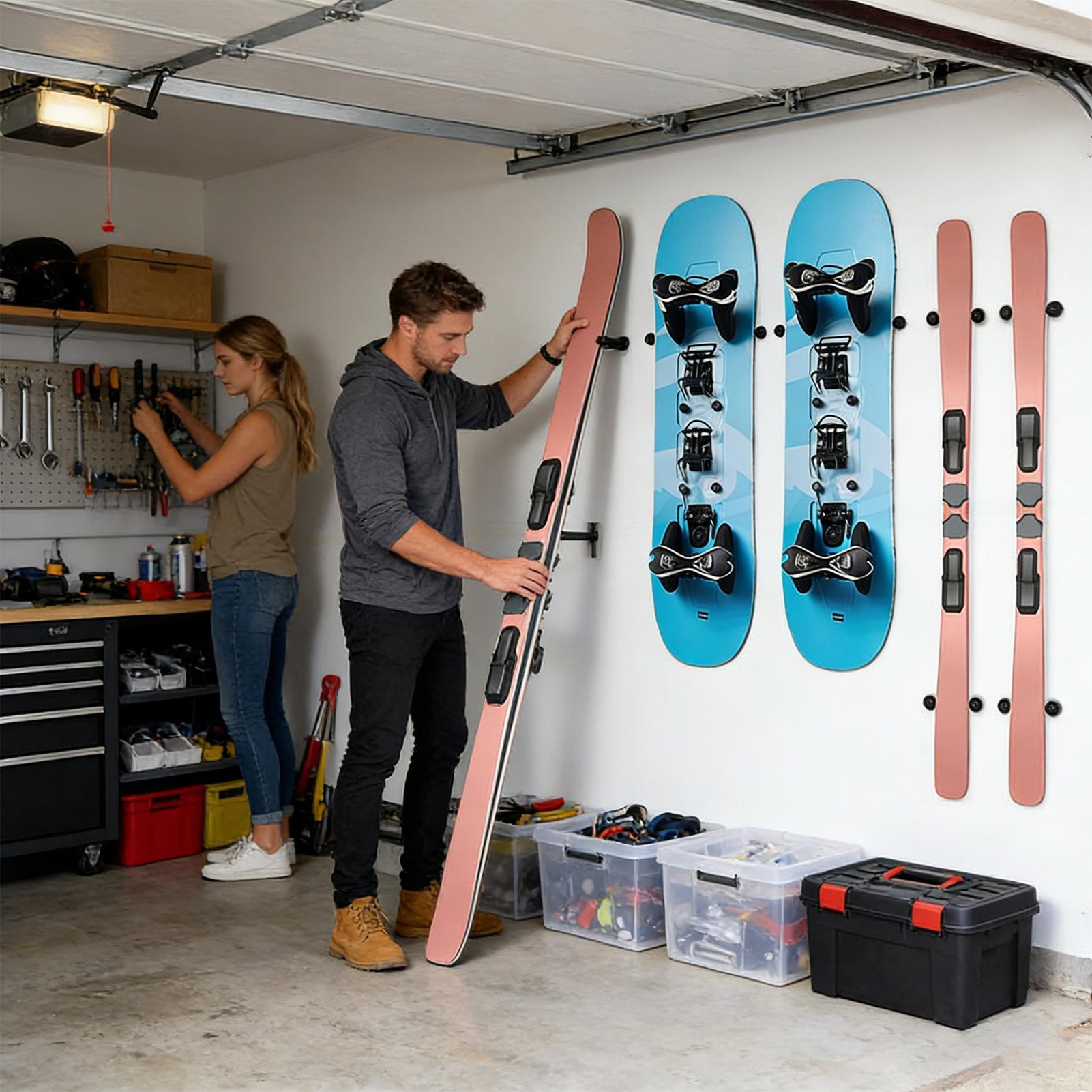 Ski Holders For Wall Vertical  - огляд і ціна Sports Equipment Garage Storage