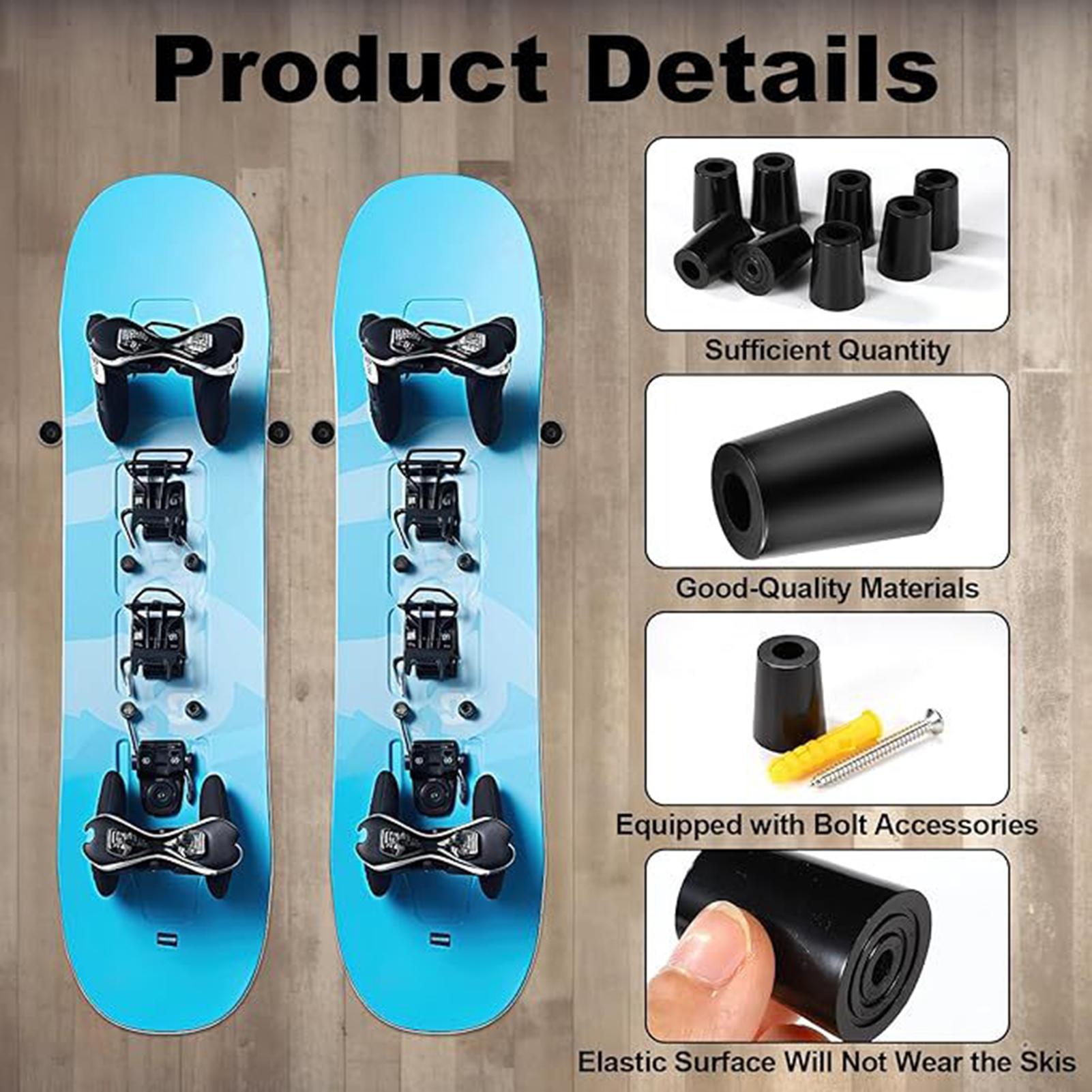 Ski Holders For Wall Vertical  - огляд і ціна Sports Equipment Garage Storage
