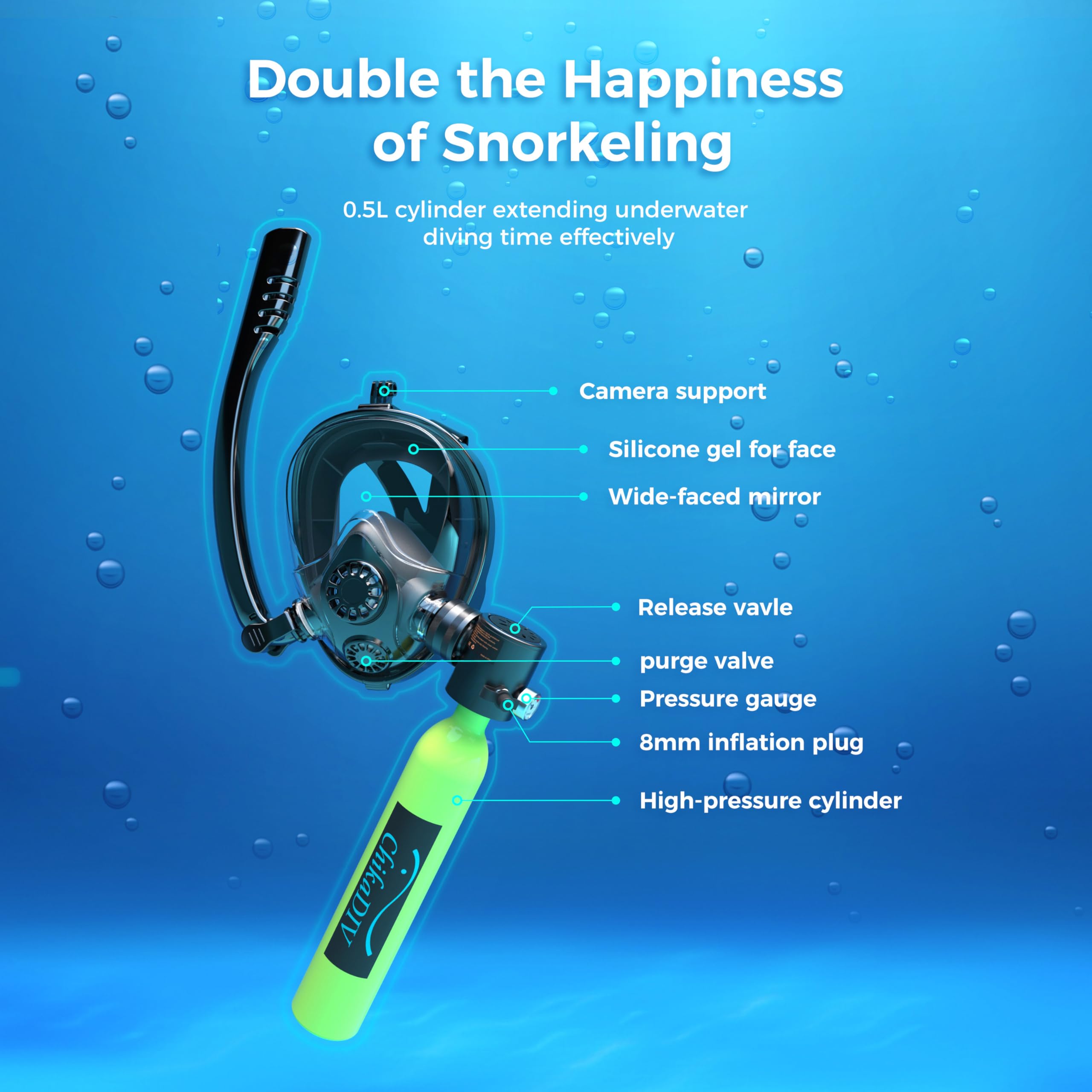 ChikaDIV Mini Scuba Tank Set w - огляд і ціна Sports Equipment Air China